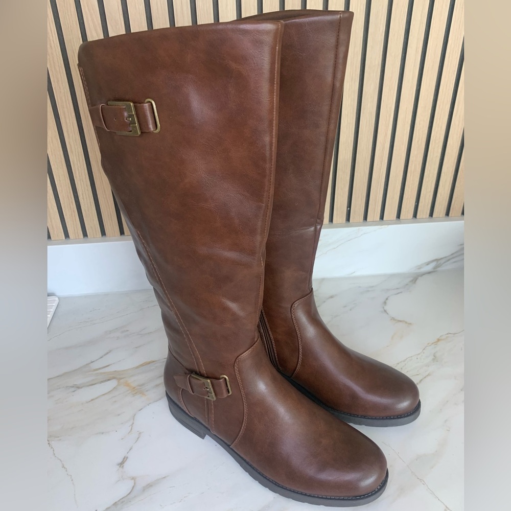 BareTraps Elegant Brown Knee-High Boots